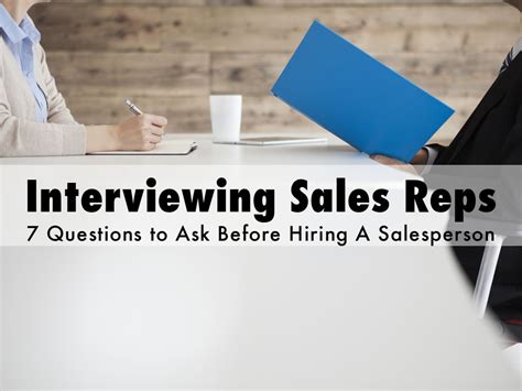 questions to ask when hiring sales reps